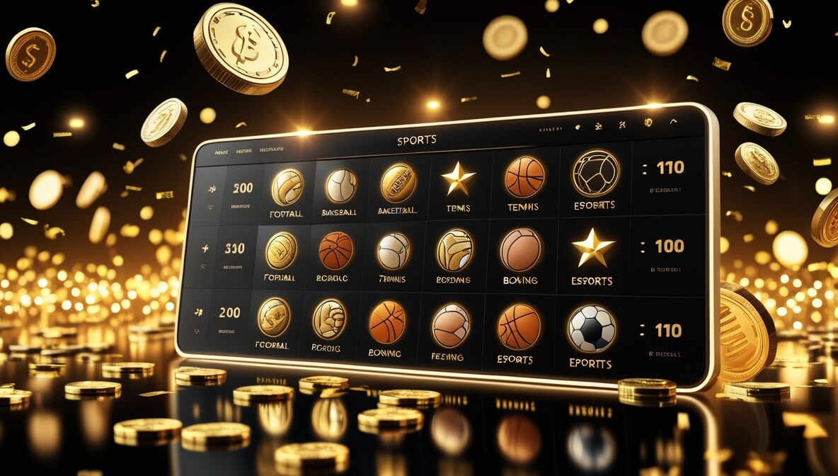 Casino Prestige sports betting interface with live football market